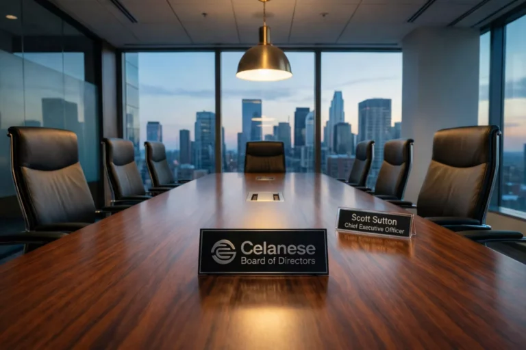 Scott Sutton Resigns from Celanese Board as He Assumes Chief Executive Role