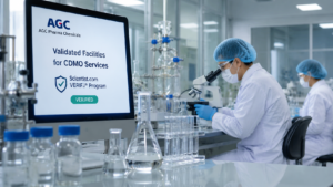 AGC Pharma Chemicals Validates Facilities for CDMO Services via Scientist.com’s VERIF.i® Program